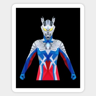 Ultraman Zero (Low Poly Style) Sticker